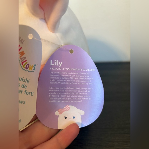 NWT Lily The Lamb 10” Squishmallow - Picture 5 of 6